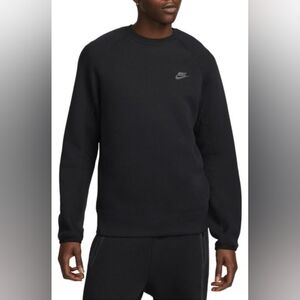 New Nike Sportswear Tech Fleece Sweatshirt Black Men’s Size Small FB7916-010